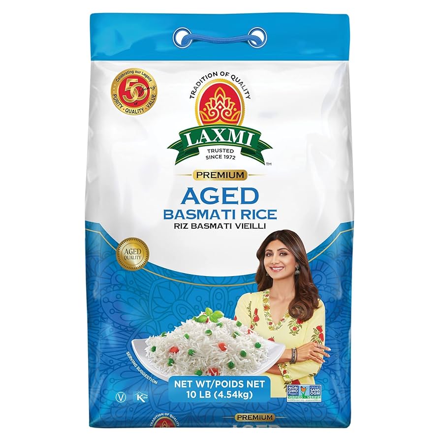 LX. AGED BASMATI RICE 10 LB