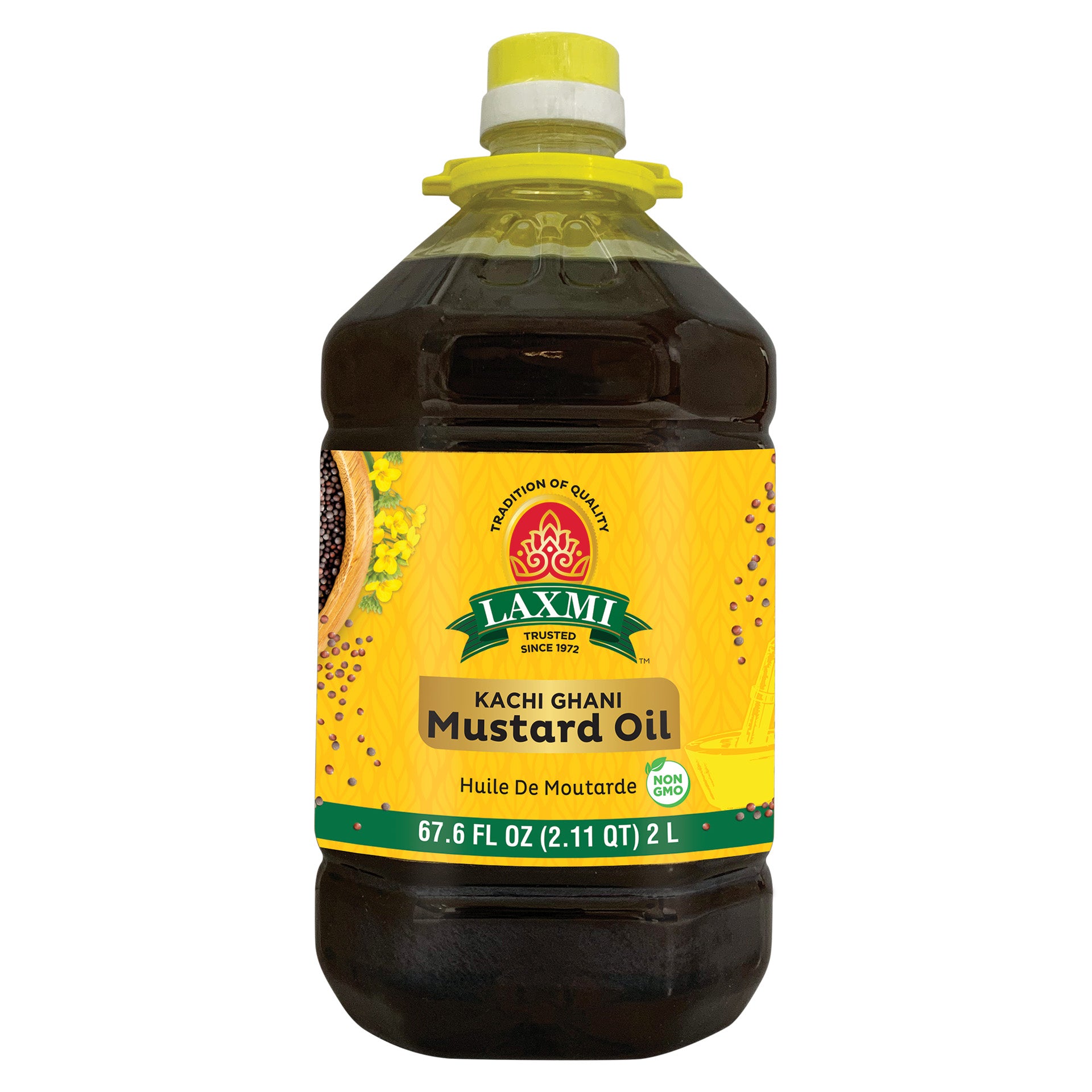LAXMI KACHI GHANI MUSTARD OIL 68oz