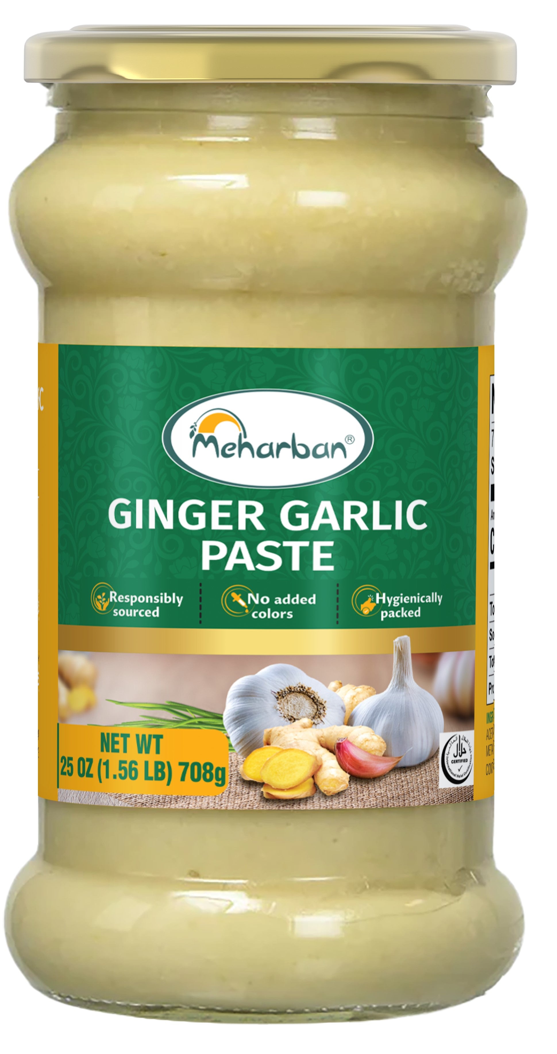 MEHARBAN GINGER GARLIC PASTE 708 GM