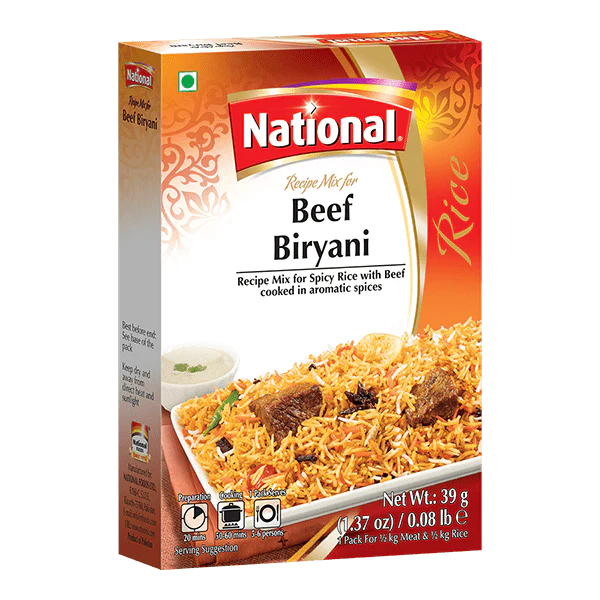 National Beef Biryani Masala 39g