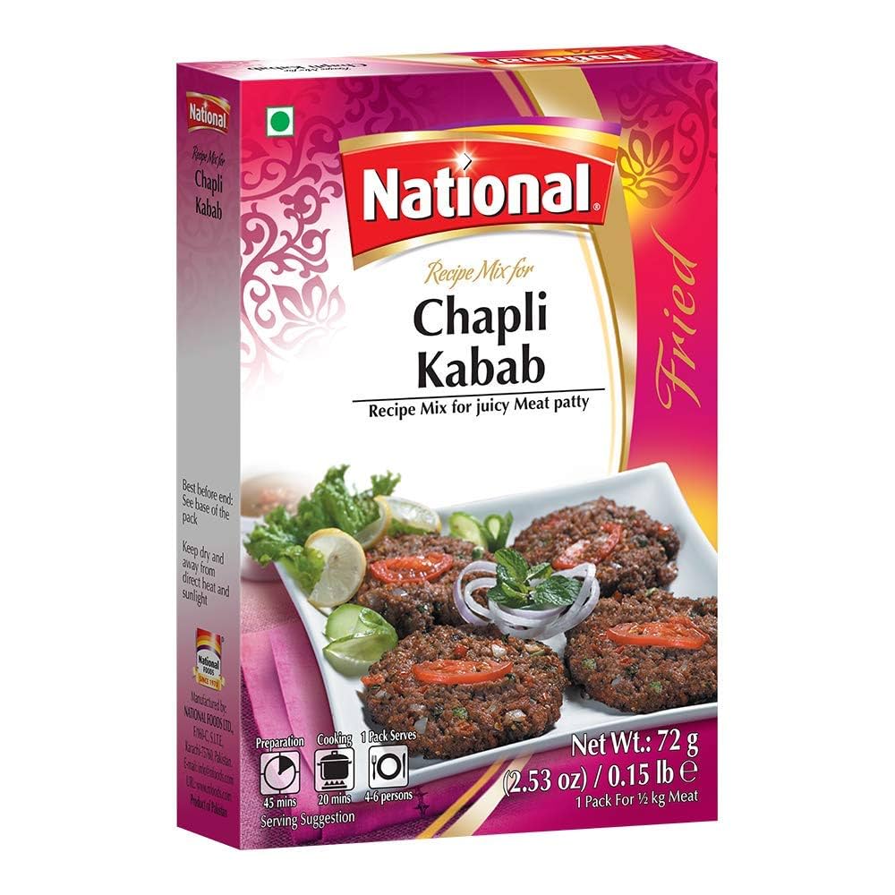 National Chapli Kabab Masala 72g