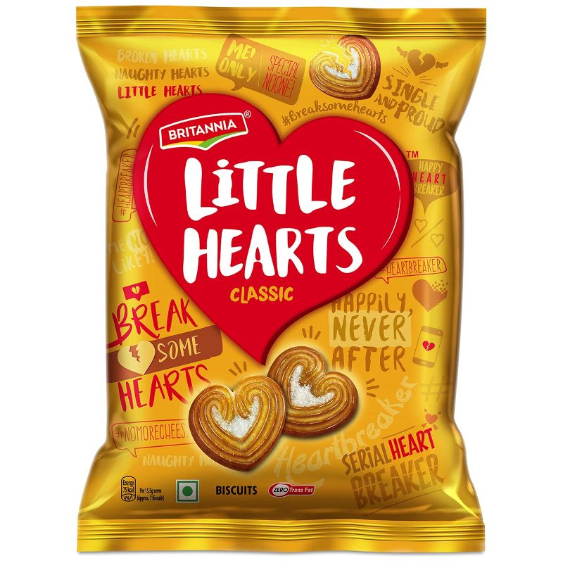 Britannia Little Hearts 75g