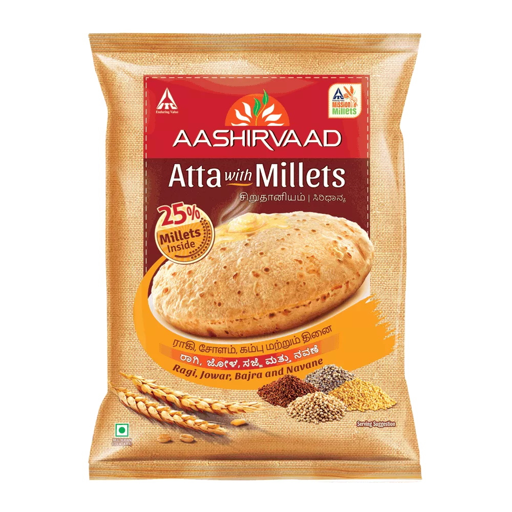 Aashirwaad Atta With Millets
