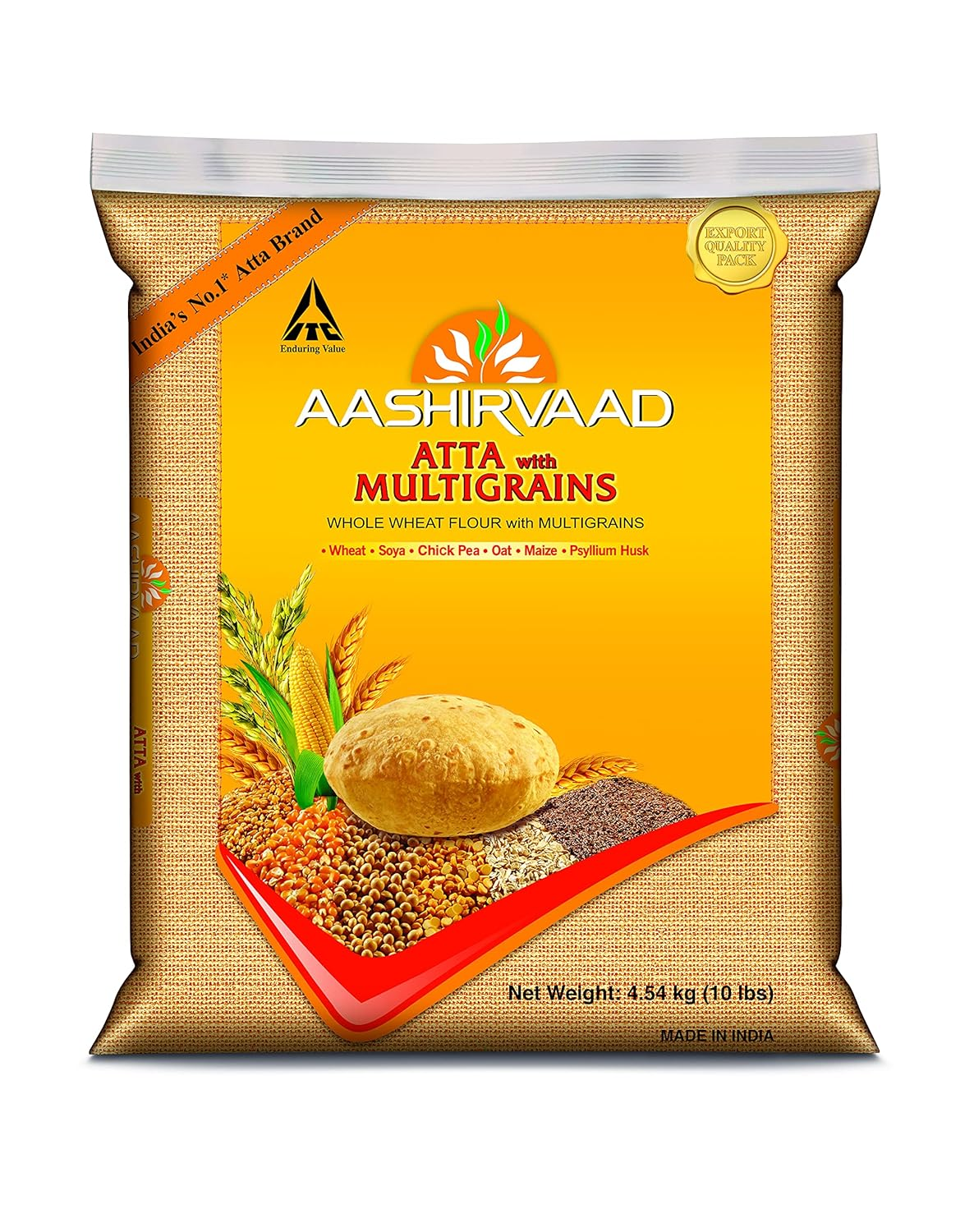 Aashirwaad Multigrain Atta 10 Lb