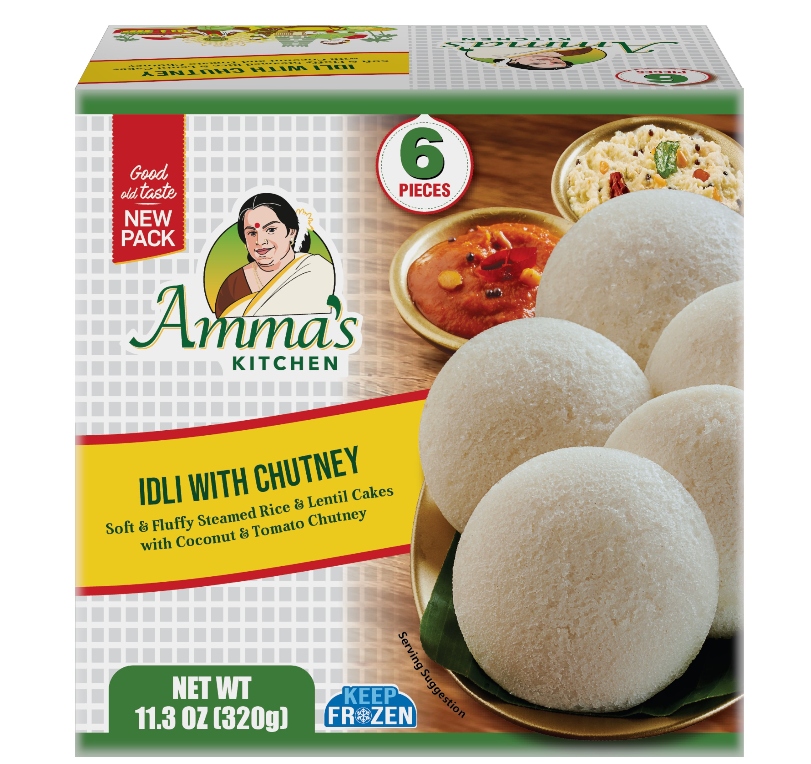 Amma's Kitchen Idli With Chutney 320gm