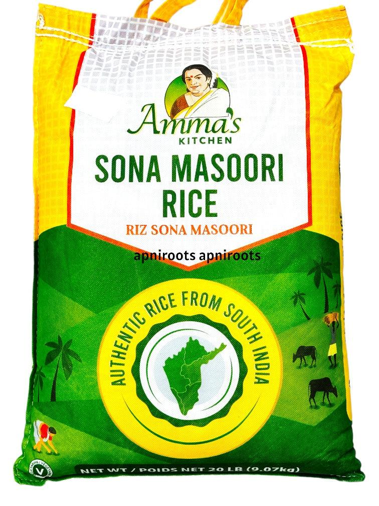Amma's Kitchen Sona Masoori Rice 20lb