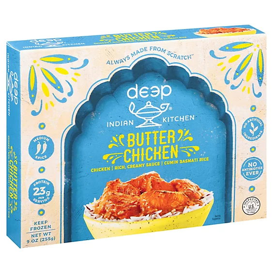 Deep Butter Chicken With Rice 9oz