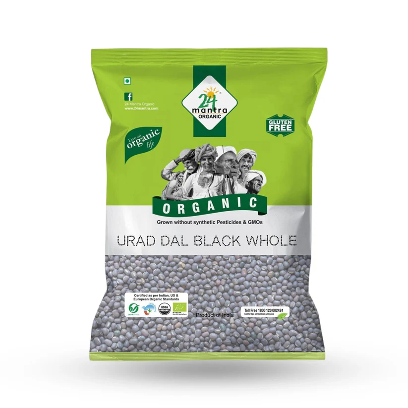 24 Mantra Black Urad Whole 2lb