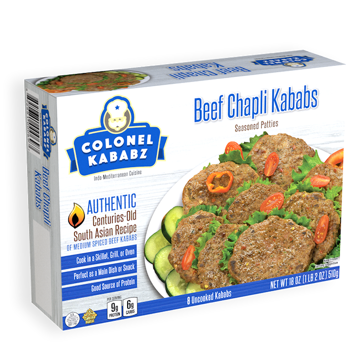 Colonel Kababz Beef Chapli Kabab
