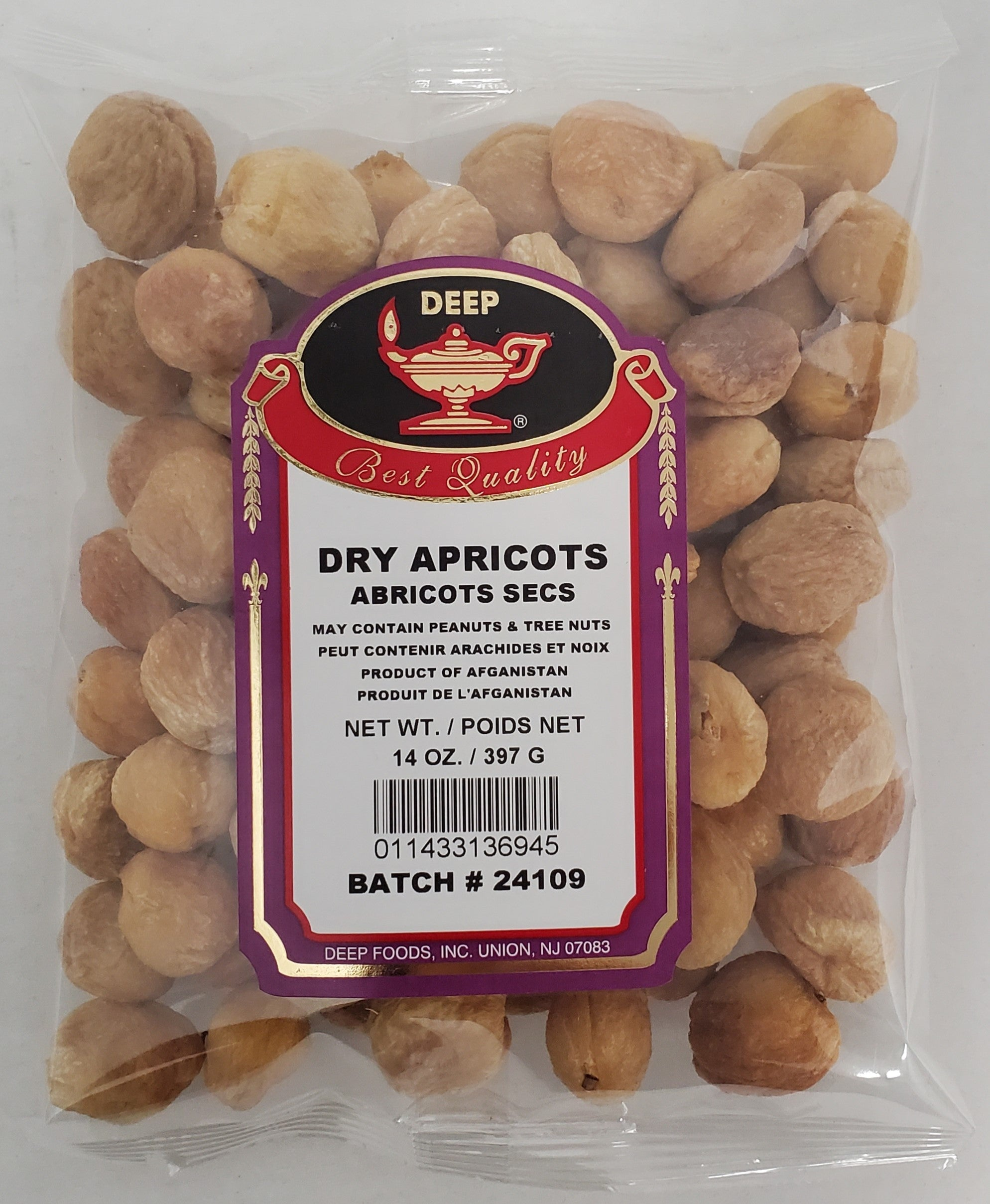 Deep Dry Apricots 14oz