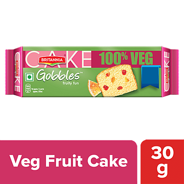 Britannia Fruit Cake Eggless